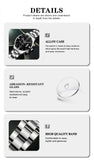 Cronos de Luxo: Relógio Masculino de Quartzo com Calendário - Estilo Impecável para Conquistar o Mundo dos Negócios