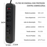EnergiBox Turbo Carregue tudo, proteja tudo. Com filtro e tecnologia de ponta.